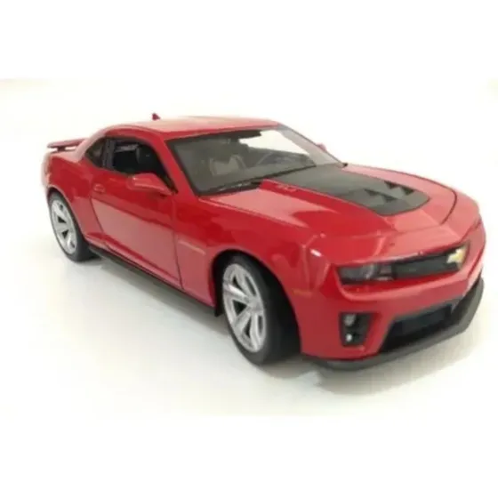 Chevrolet Camaro Zl1 Rojo/20cms Largo/ Escala 1:24/ Metalico
