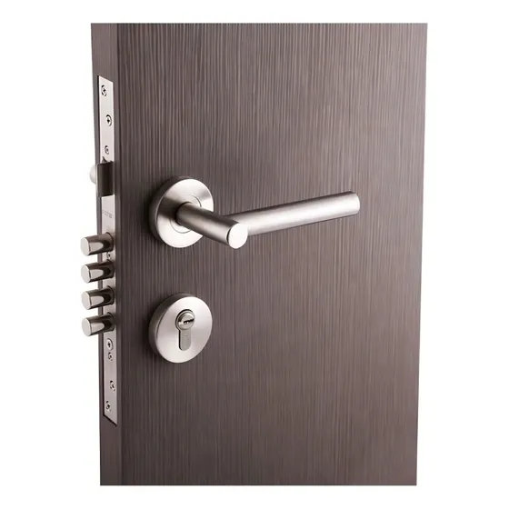 Cerradura De Manija Alta Seguridad T 80mm Dexter Deluxe 6546