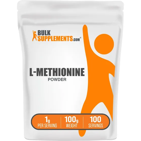 Suplemento Bulksupplements.com L-metionina 1000 Mg En Polvo