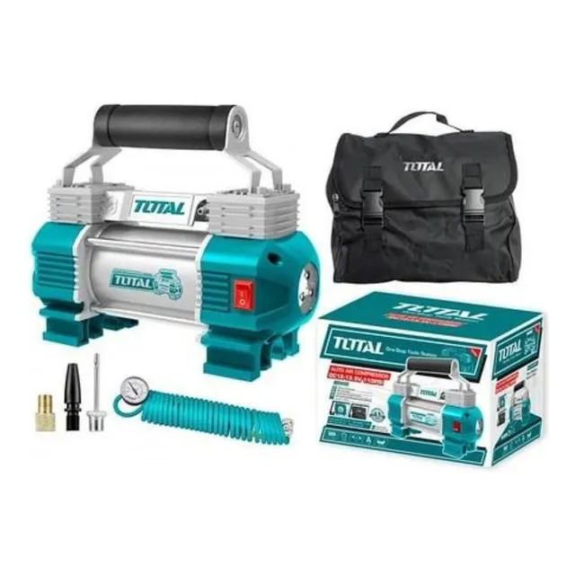 Mini Compresor Inflador 12v A Batería Total Ttac2506