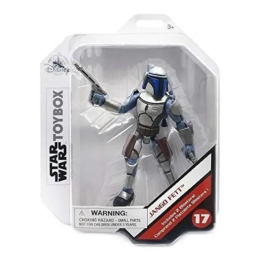 Star Wars Jango Fett Toybox Figura Accion 14cm Disney Store