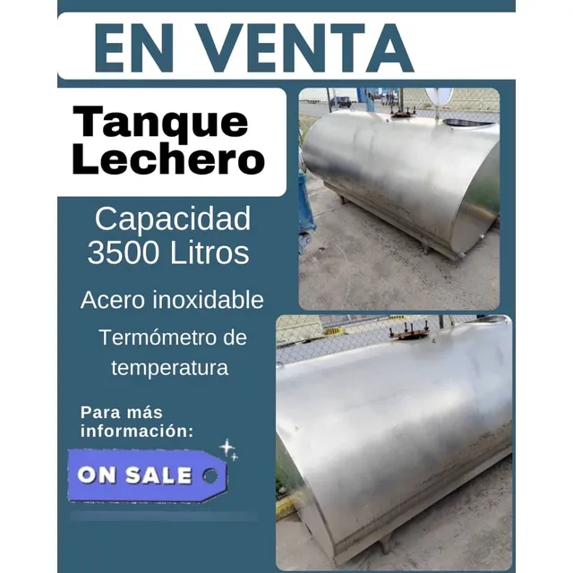 Tanque Para Almacenar Leche