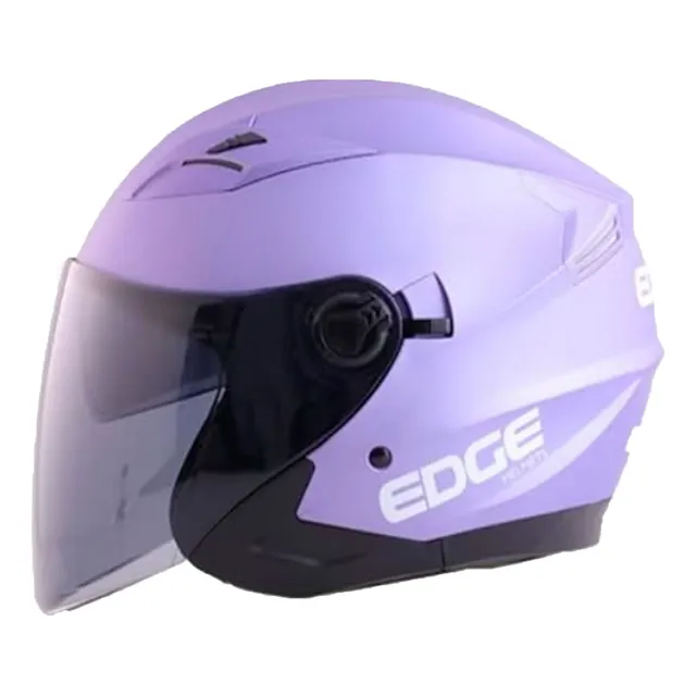 Casco Semi Integral Jaguar Edge Solid Doble Visor Metalizado