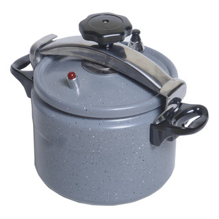 Panela Pressão Antiaderente Marmore Ceramico 6 Litros Cinza Panela Pressão Antiaderente Marmore Ceramico 6 Litros Cinza