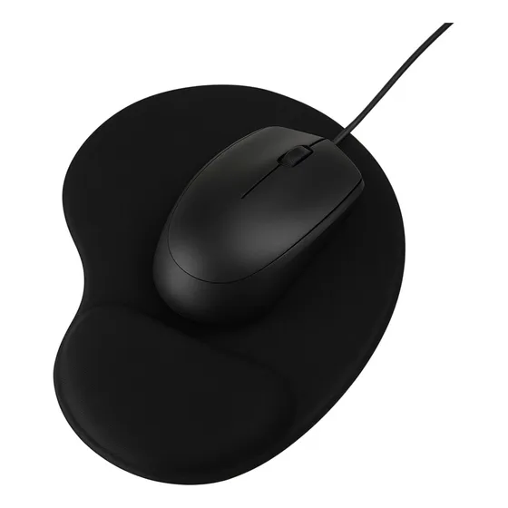 Mousepad Ergonômico Com Apoio De Pulso Tipo Logitech Gamer