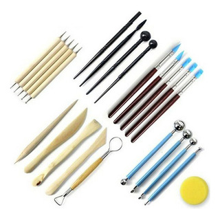 Js Kit De Herramientas De Arcilla Polimérica De 24 Piezas Js Kit De Herramientas De Arcilla Polimérica De 24 Piezas