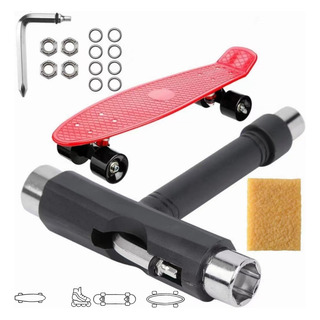 Llave T Skate Multifuncional Para Patinetas Universal Llave T Skate Multifuncional Para Patinetas Universal