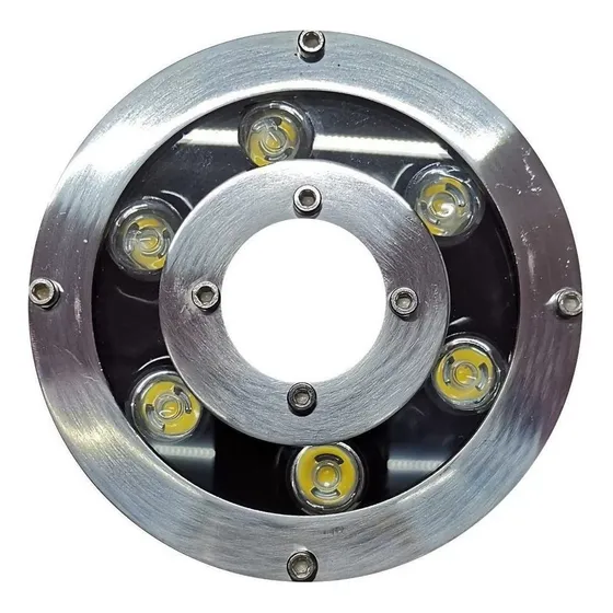 Lampara Led Para Fuentes De Agua 6w 24v Sumergible Hidro6