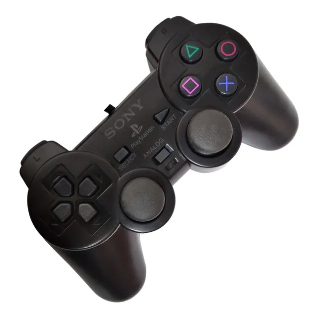 Control Sony Dualshock Para Playstation  2 Ps2 Ps1 En Bolsa