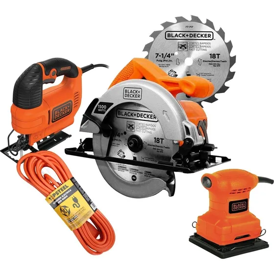 Kit Carpintero Black & Decker Herramientas Eléctricas Kitbd5