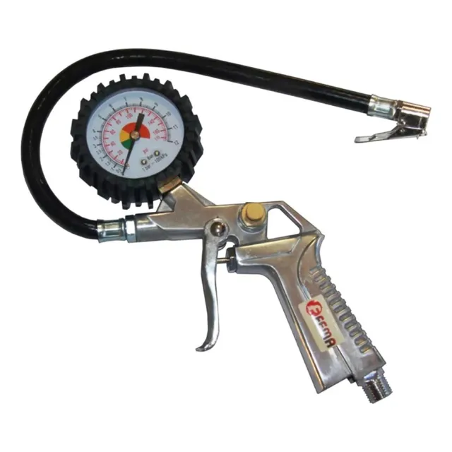 Pistola Fema Compresor Inflador Manometro Racor Michelin