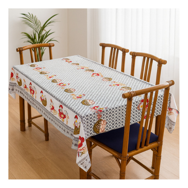 Toalha Para Mesa De 6 Lugares 2,05m X 1,45m Oxford Estampas Toalha Para Mesa De 6 Lugares 2,05m X 1,45m Oxford Estampas