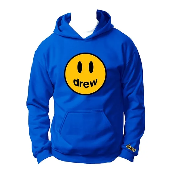 Sudadera Drew House Justin Bieber Azul Envió Gratis 