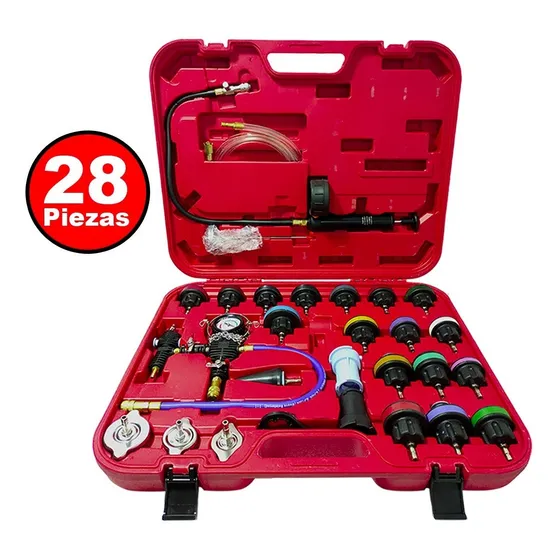 Kit Master Para Detección De Fugas Y Purga De Radiador 