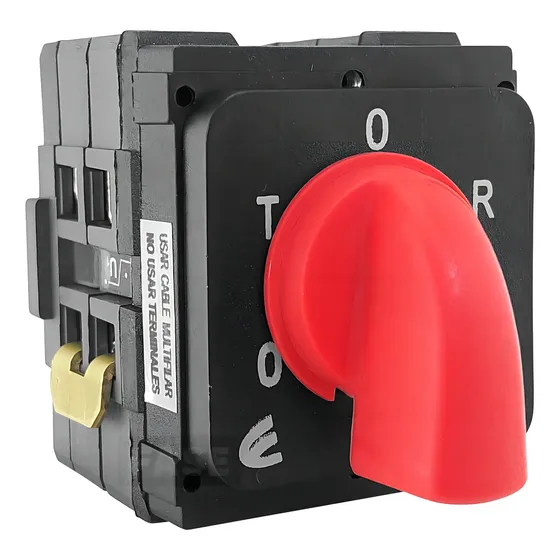 Llave Selectora De Fase Trifásica S/neutro Panel 40a 40601/0 Color Negro