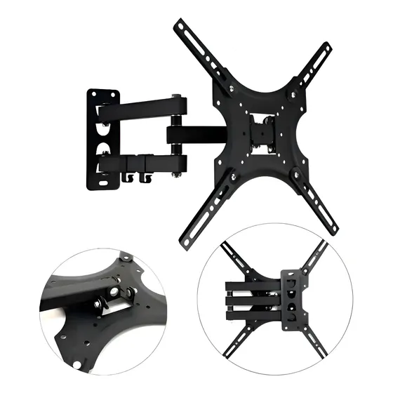 Rack Soporte TV Movible Multiracks X-400 Pared 32-55 pulgadas Negro | Cuotas sin interés