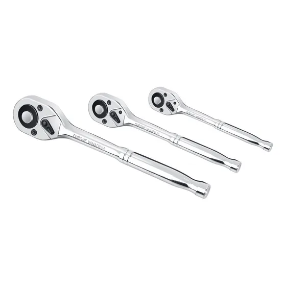 Juego De Matracas Cabeza De Pera 3pz 1/2, 3/8 Y 1/4 Shawty Juego De Trinquetes De Llaves Kit De Trinquete Para Coche