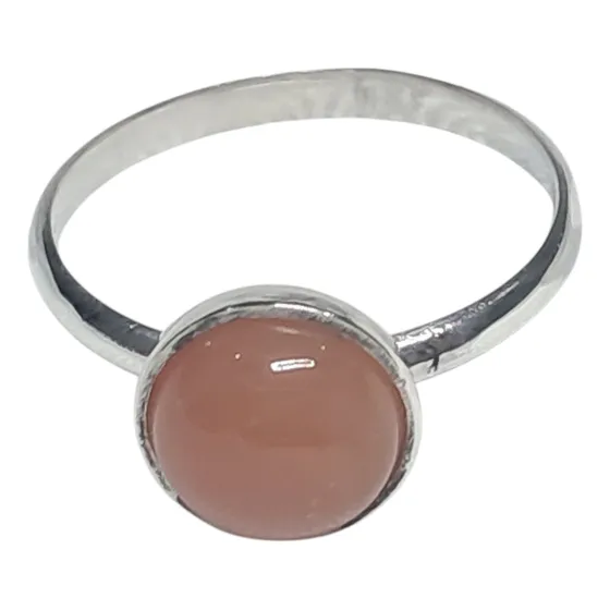 Anillo Plata 950 Piedras Naturales Energéticas Ágata Cornalina 17