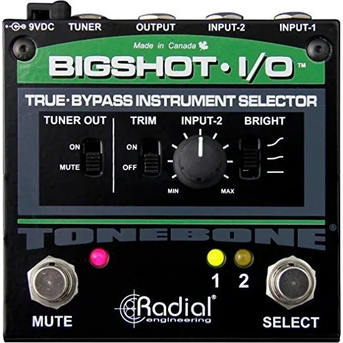 Radial Bigshot True Bypass Selector Instrumento