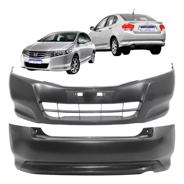 Kit Parachoque Honda City 2009 2010 2011 2012 Sem Furo Novo 