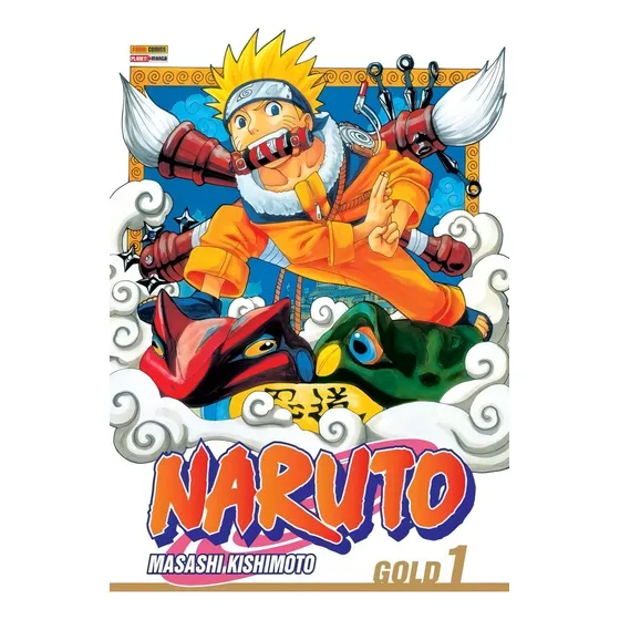 Naruto Gold Vol. 1, de Kishimoto, Masashi. Editorial Panini Brasil LTDA, capa mole em português, 2022