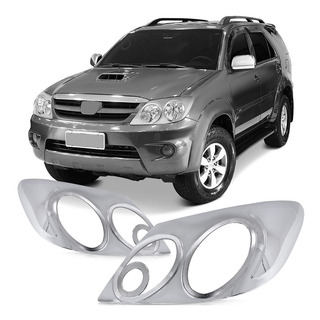 Par Aplique Moldura Farol Hillux Sw4 2005 A 2008 Par Aplique Moldura Farol Hillux Sw4 2005 A 2008