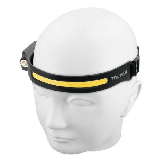 Linterna De Minero 125lm Recargable Con Sensor Truper LI-CA-125R Linterna Negro
