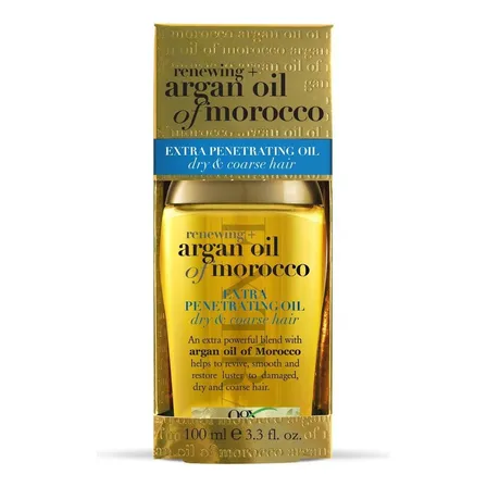 Tratamiento Ogx Aceite Renovador Cabello Seco Morocco 100 Ml