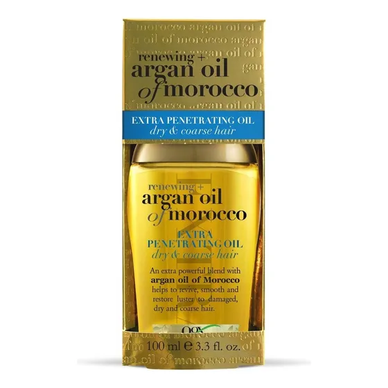 Tratamiento Ogx Aceite Renovador Cabello Seco Morocco 100 Ml