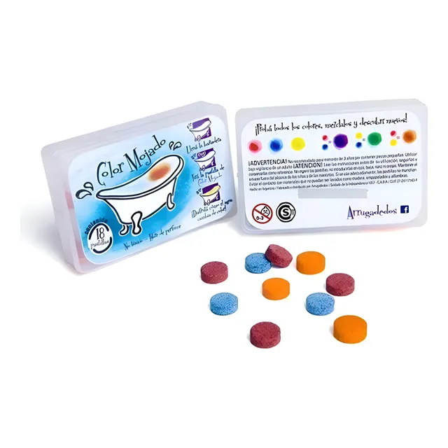 Arrugadedos Pastillas Que Colorean El Agua - Color Mojado Color Multicolor