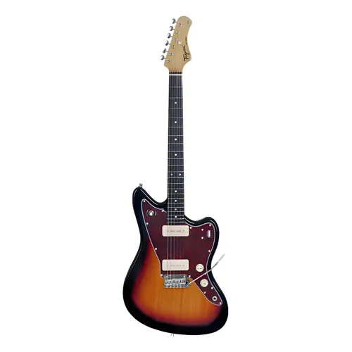 Guitarra elétrica Sunburst de 2 cores Fender Squier Sonic Mustang