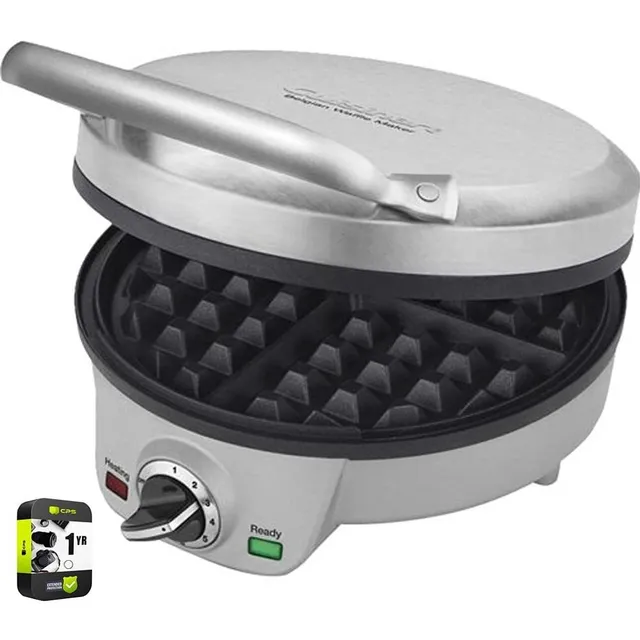 Cuisinart Waf-200 Juego Gofr Belga 4 Rebanada Acero Plan