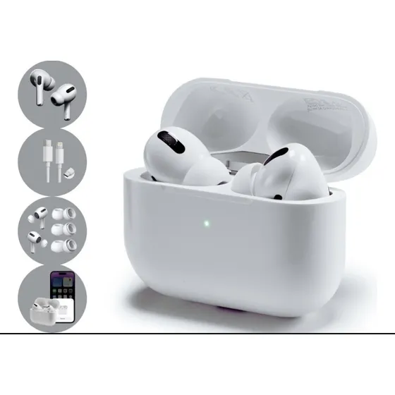 Auriculares Bluetooth Pro 2 De Segunda Generación Línea Premium Color Blanco Hielo