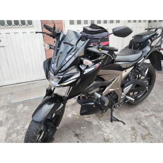 Gsxs 150 Negro Mate, Con Defensas Y Parrilla