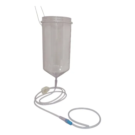 Kit Enema Irrigador Para Limpeza Intestinal 2lts C/ 5 Sondas