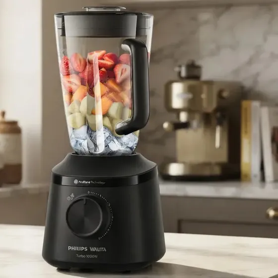 Liquidificador Série 3000 Turbo 1000w Philips Walita Hr2270 Cor Preto