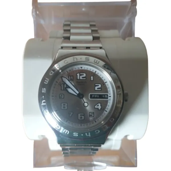 Remate! Reloj De Mujer Swacth Original Irony Acero Inxodable