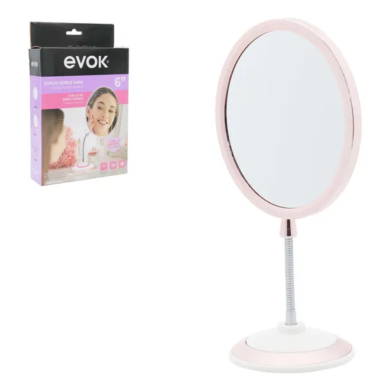 Espejo Doble Cara Cuello Flexible Evok
