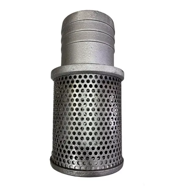 Canasto Filtro Succión Motobomba Aluminio 3 Pulgadas 