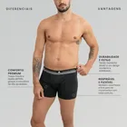 Foto 4 de Kit Com 10 Cuecas Boxer Masculina Microfibra
