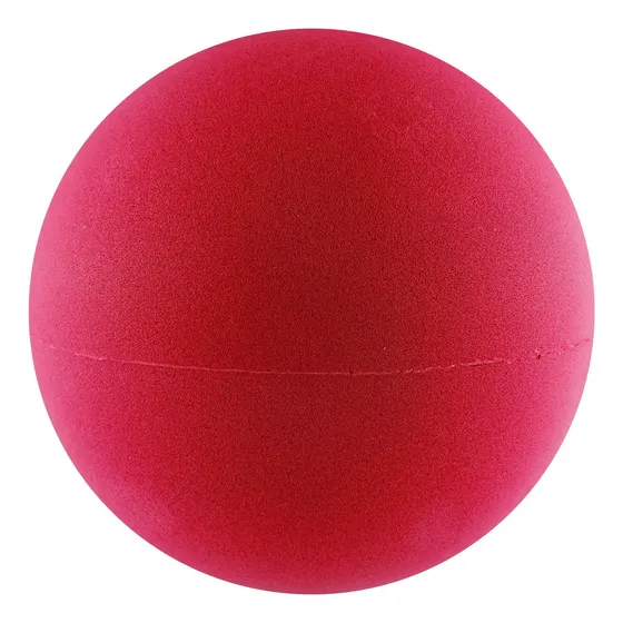 UK Time Pelota Balón Yoga Pilates De Esponja 15 Cm Color Rojo