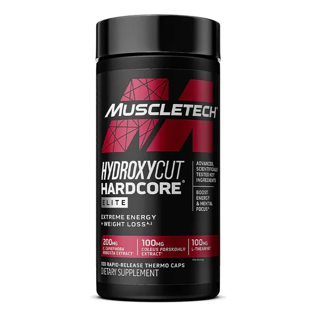 Hydroxycut Hardcore Elite 100 Caps Quemador Tienda Fisica