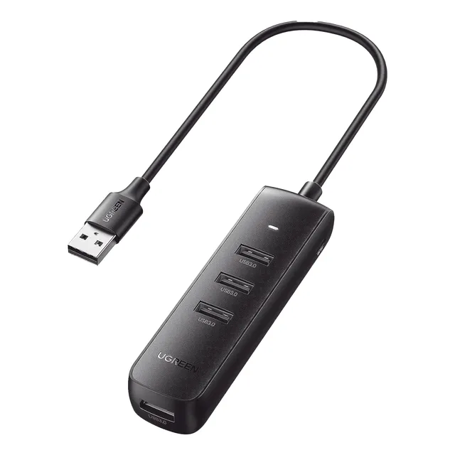 Hub Usb-a 3.0 4 En 1 | 4 Puertos Usb-a 3.0 (5gbps) | Cable