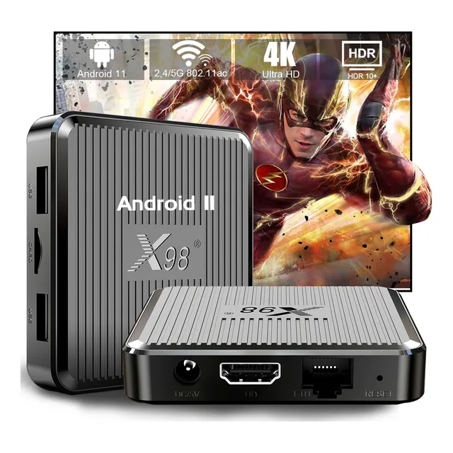 Smart Tv Player 4gb+64gb Android 11.0 Rom 5g 4k Dual Wifi