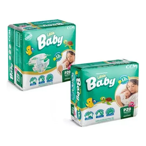 Fralda Little Baby Jumbinho P Com 20 Tiras