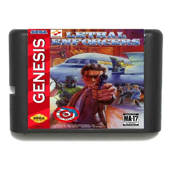 Lethal Enforcers Mega Drive Genesis Tectoy