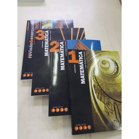 Livro Projeto Voaz - Matemática - Volume Único Com 04 Livros - De Luiz Roberto Dante  Editora Scipione - Pack, Kit, Box Com 04 Livros - Novo, Lacrado E Com O Menor Preço Do Brasil!!