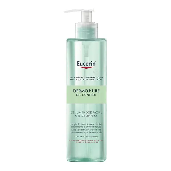 Gel Limpiador Facial Dermopure Oil Control - Eucerin 400 Ml