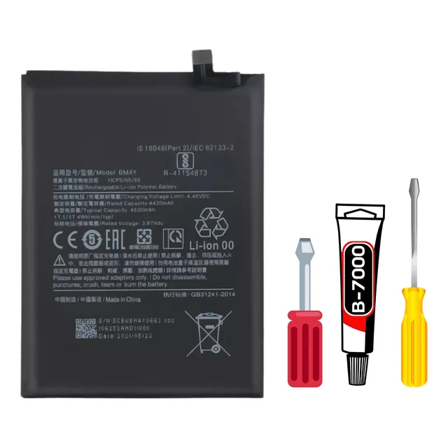 Baterla Para Poco F3 | Redmi K40 Pro Bm4y + Kit Reparo