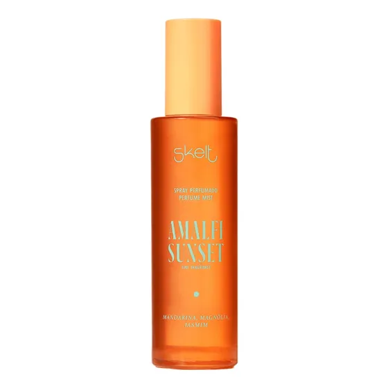 Skelt Amalfi Sunset Perfume Mist 100ml Fragrância Refrescante e Elegante Notas Cítricas e Florais Sensação de Bem Estar Toque Leve e Duradouro Pele Suave e Perfumada